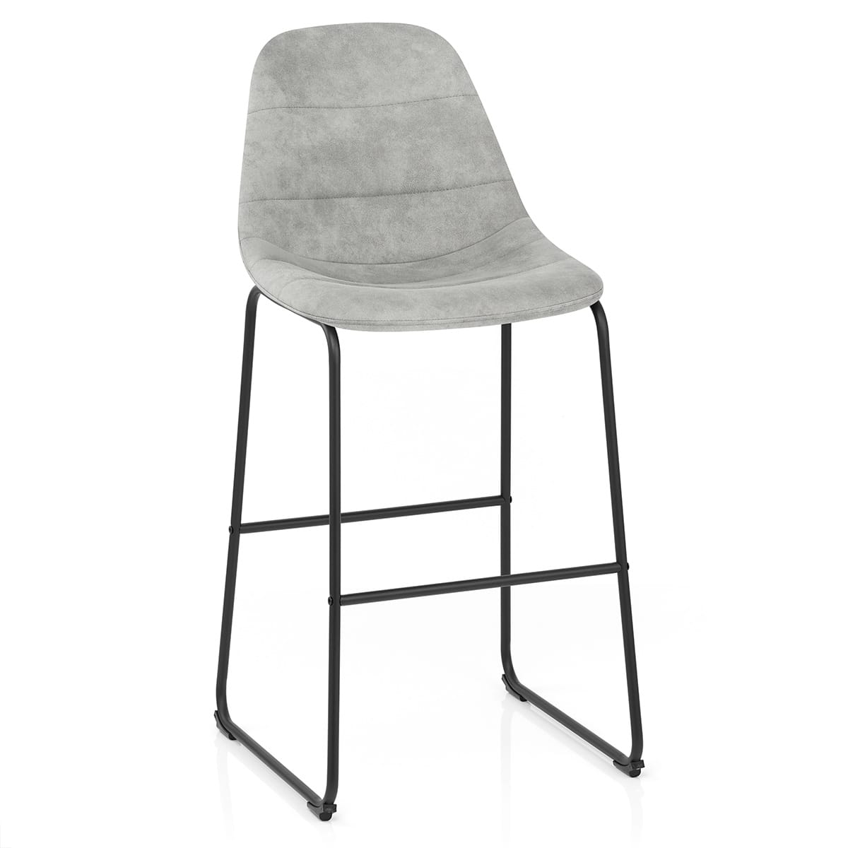 Platina Bar Stool Antique Light Grey