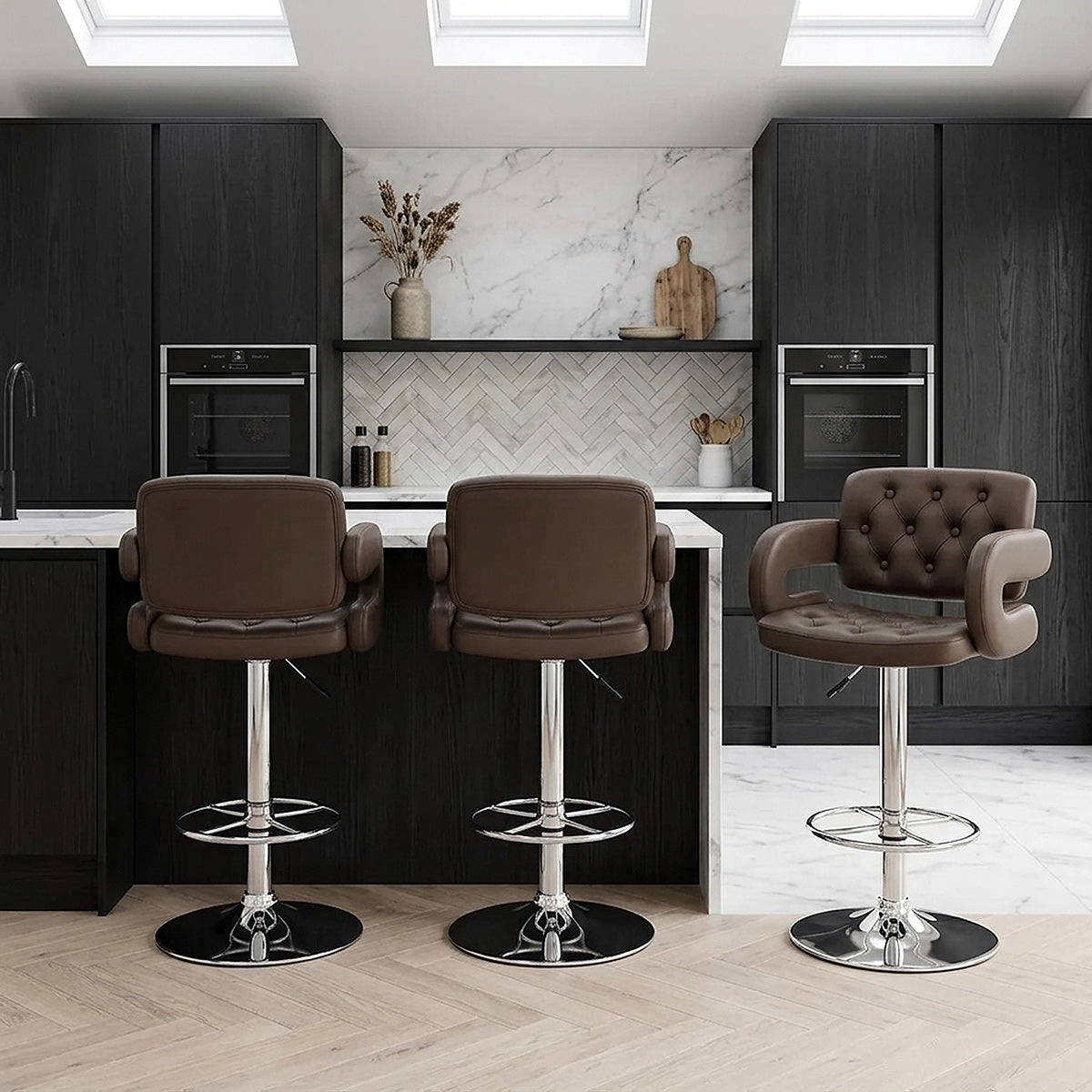 Polaris Bar Stool Brown