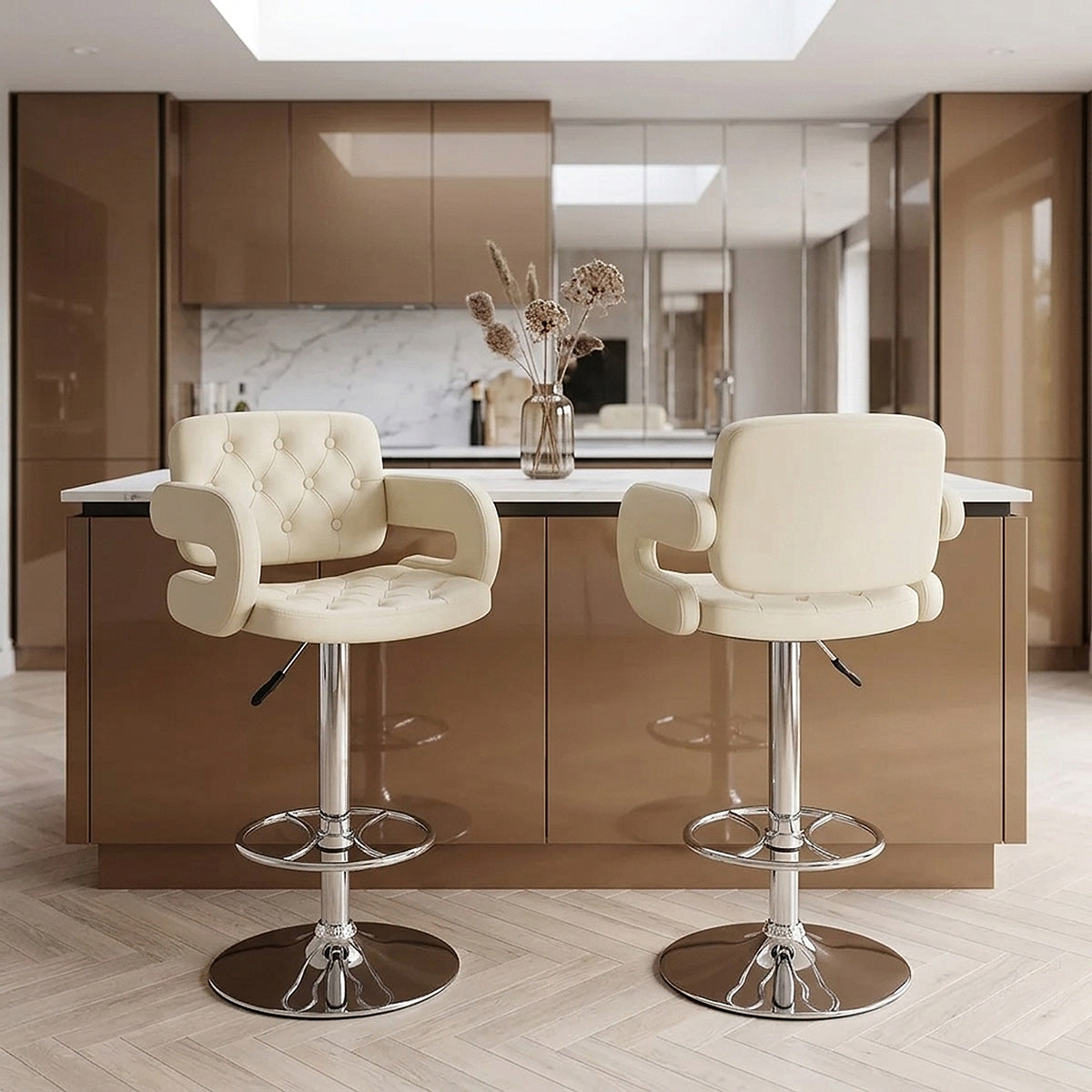 Polaris Bar Stool Cream