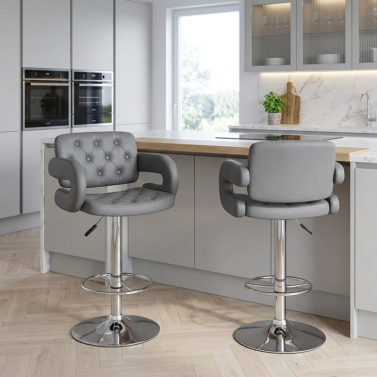 Polaris Bar Stool Grey