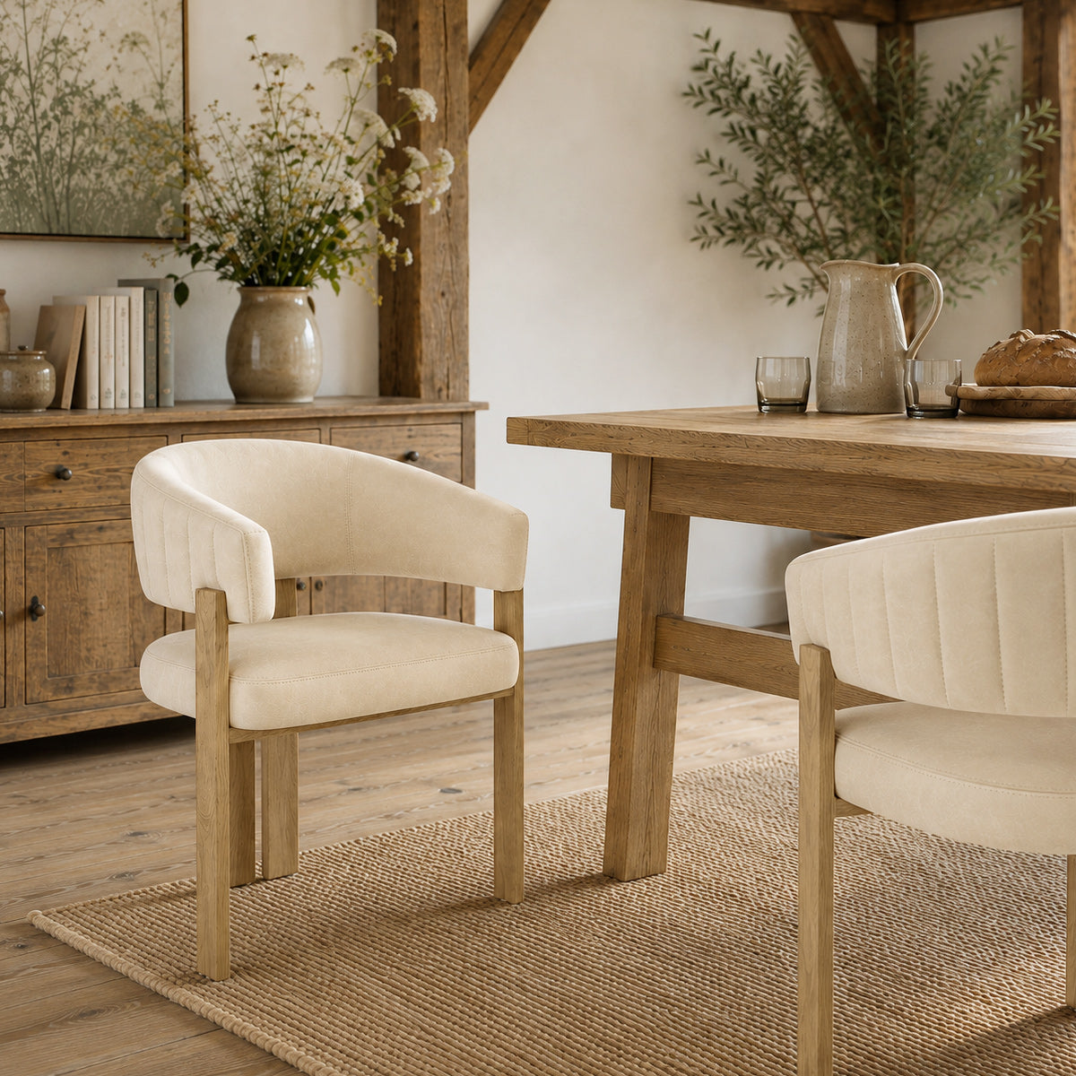 Polo Dining Chair Beige