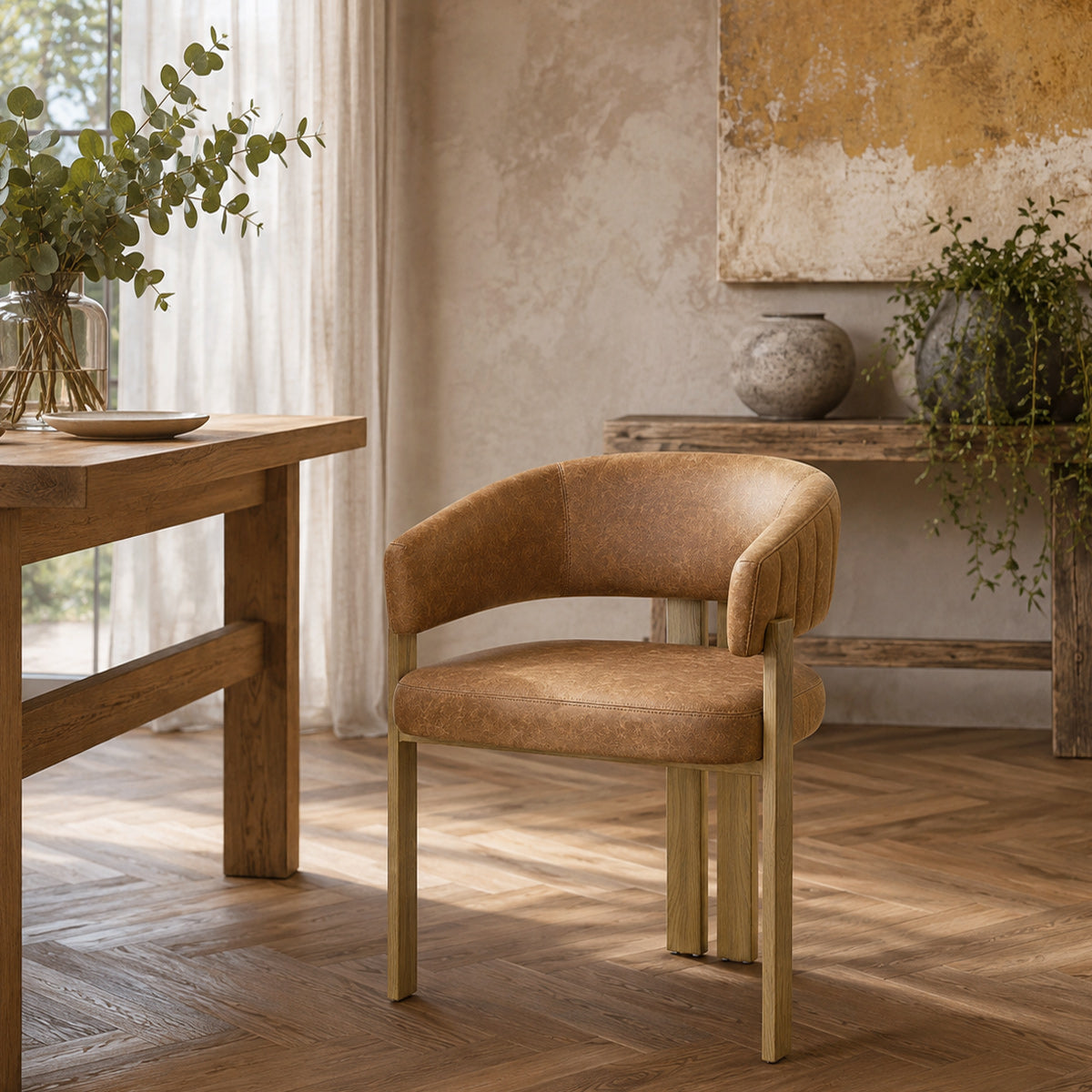 Polo Dining Chair Tan