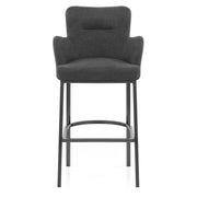 Porter Bar Stool Charcoal Fabric