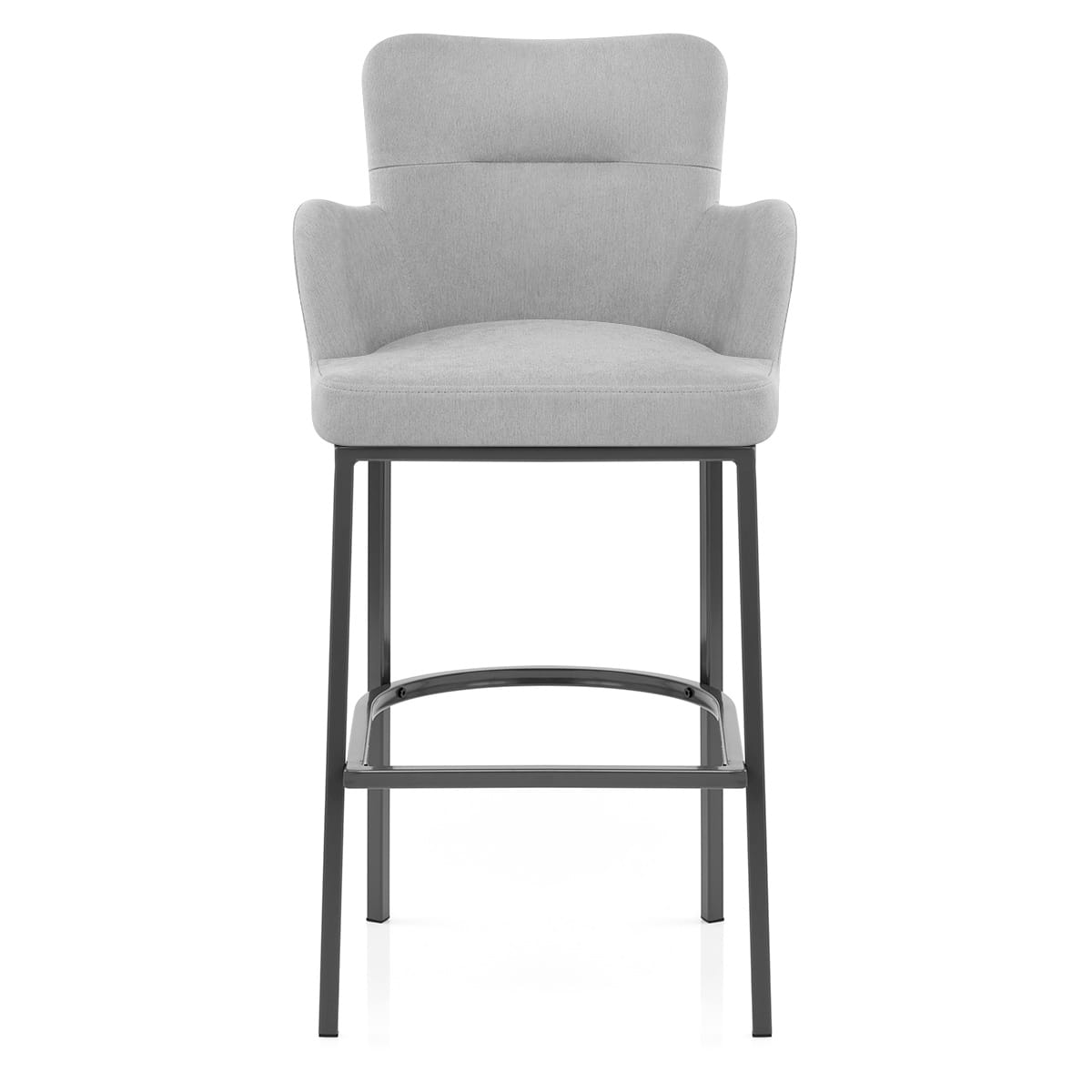 Porter Bar Stool Grey Fabric