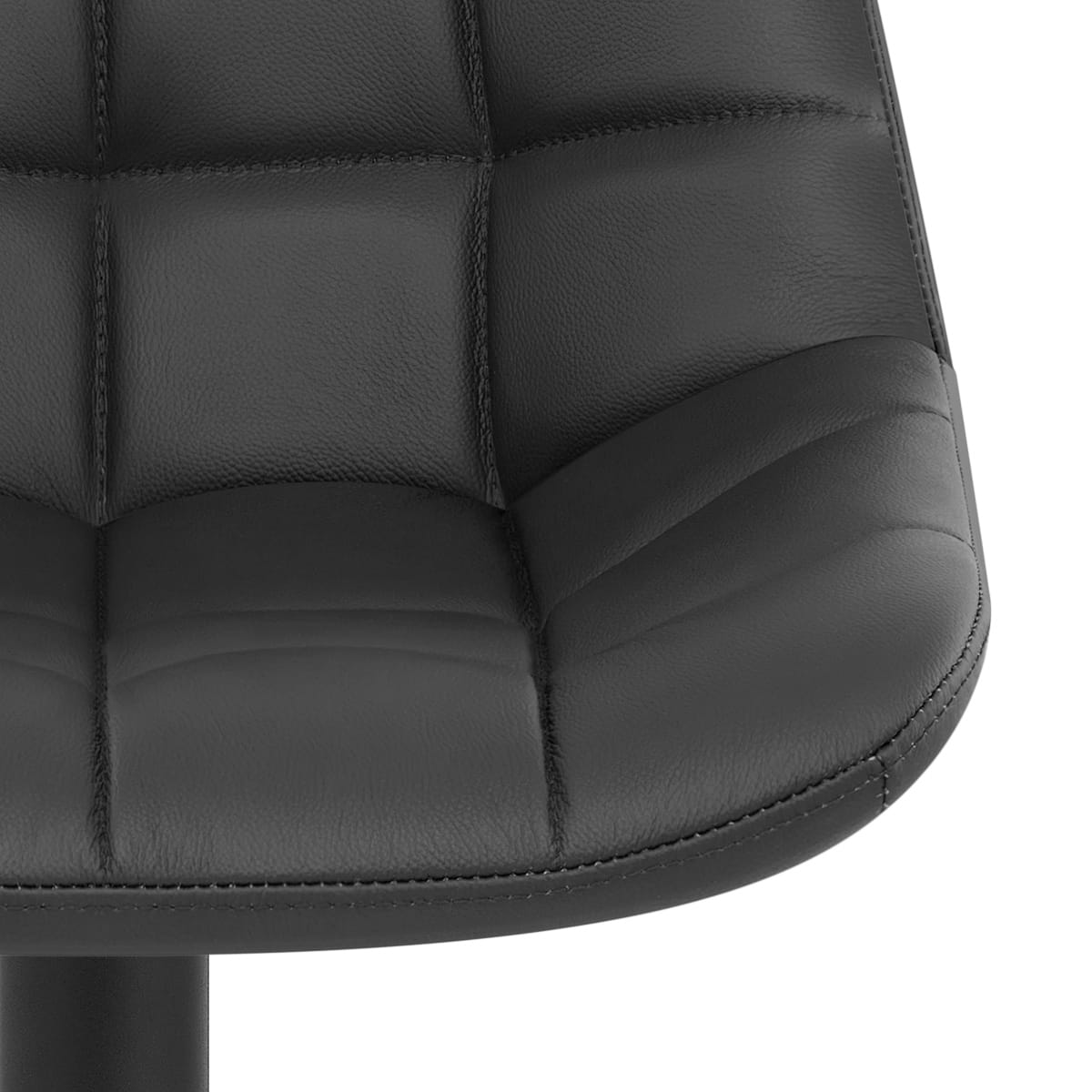 Porto Bar Stool Black Leather