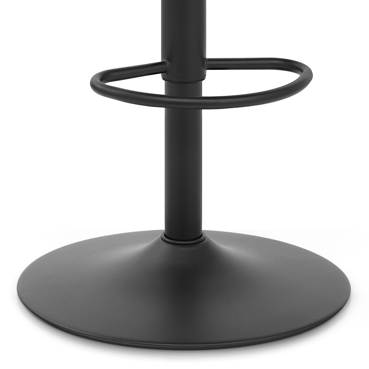Porto Bar Stool Black Leather