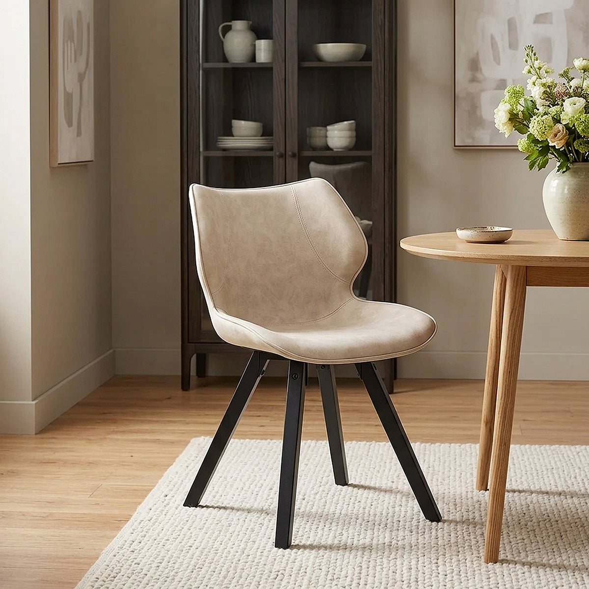 Preston Dining Chair Cream