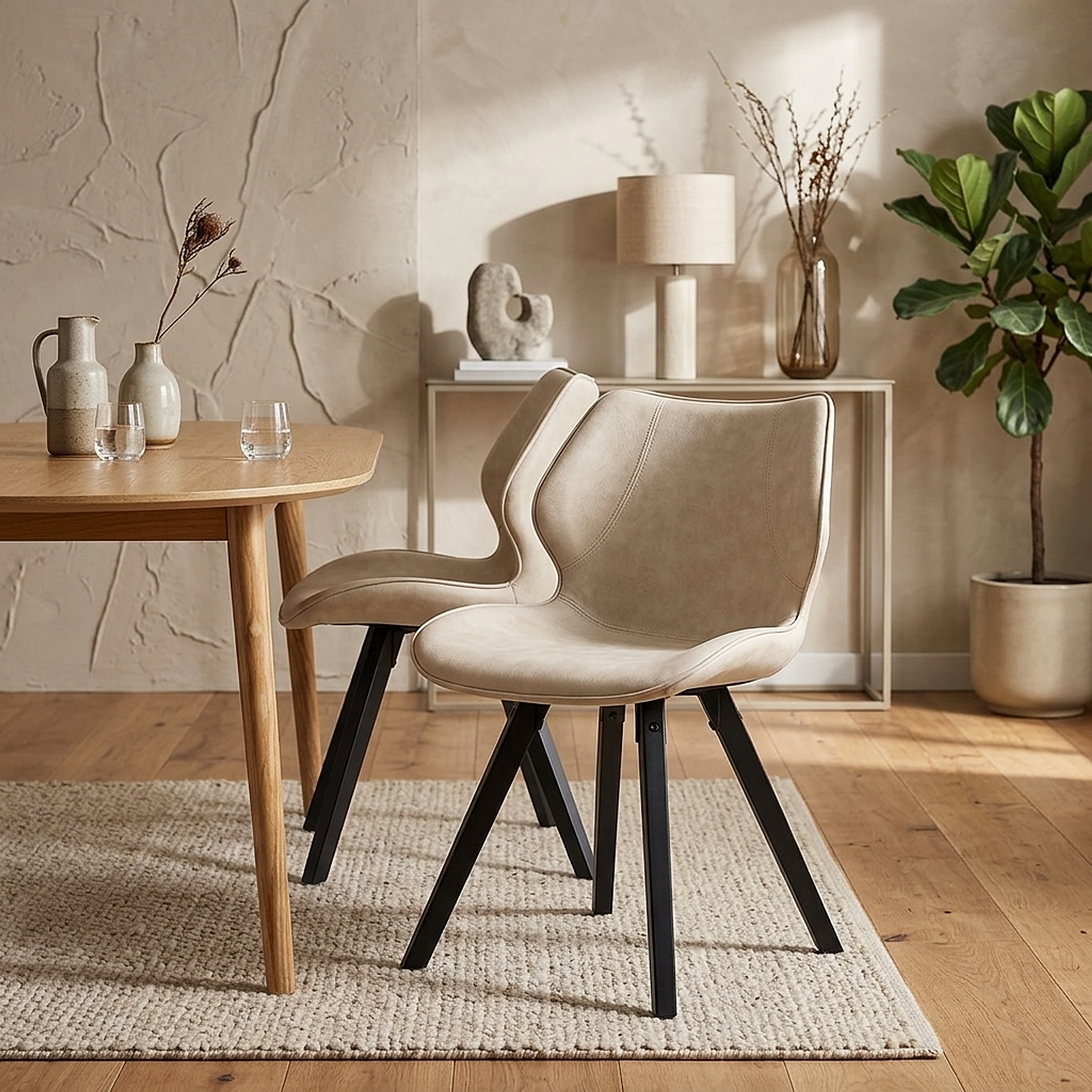 Preston Dining Chair Cream