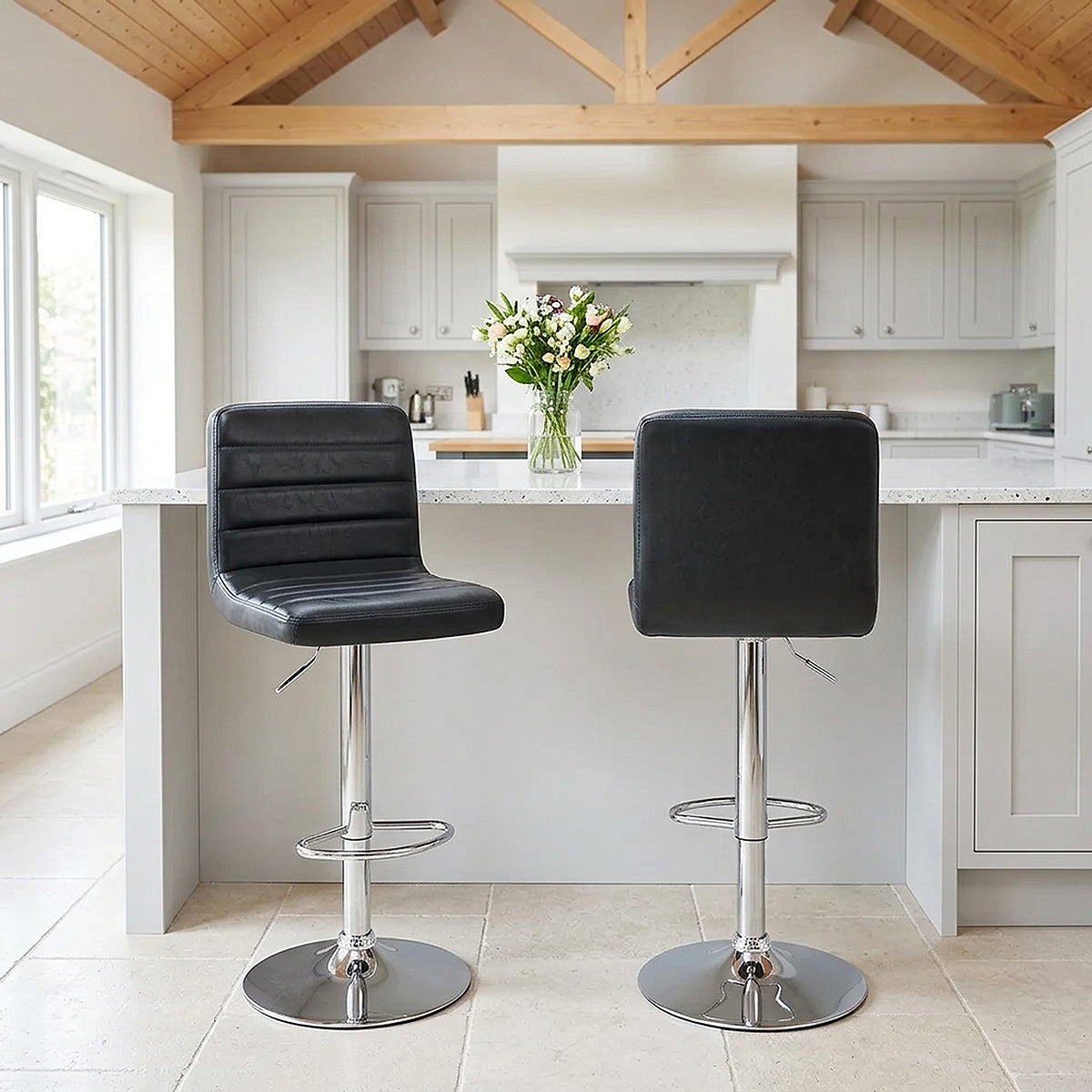Prime Bar Stool Antique Midnight Blue