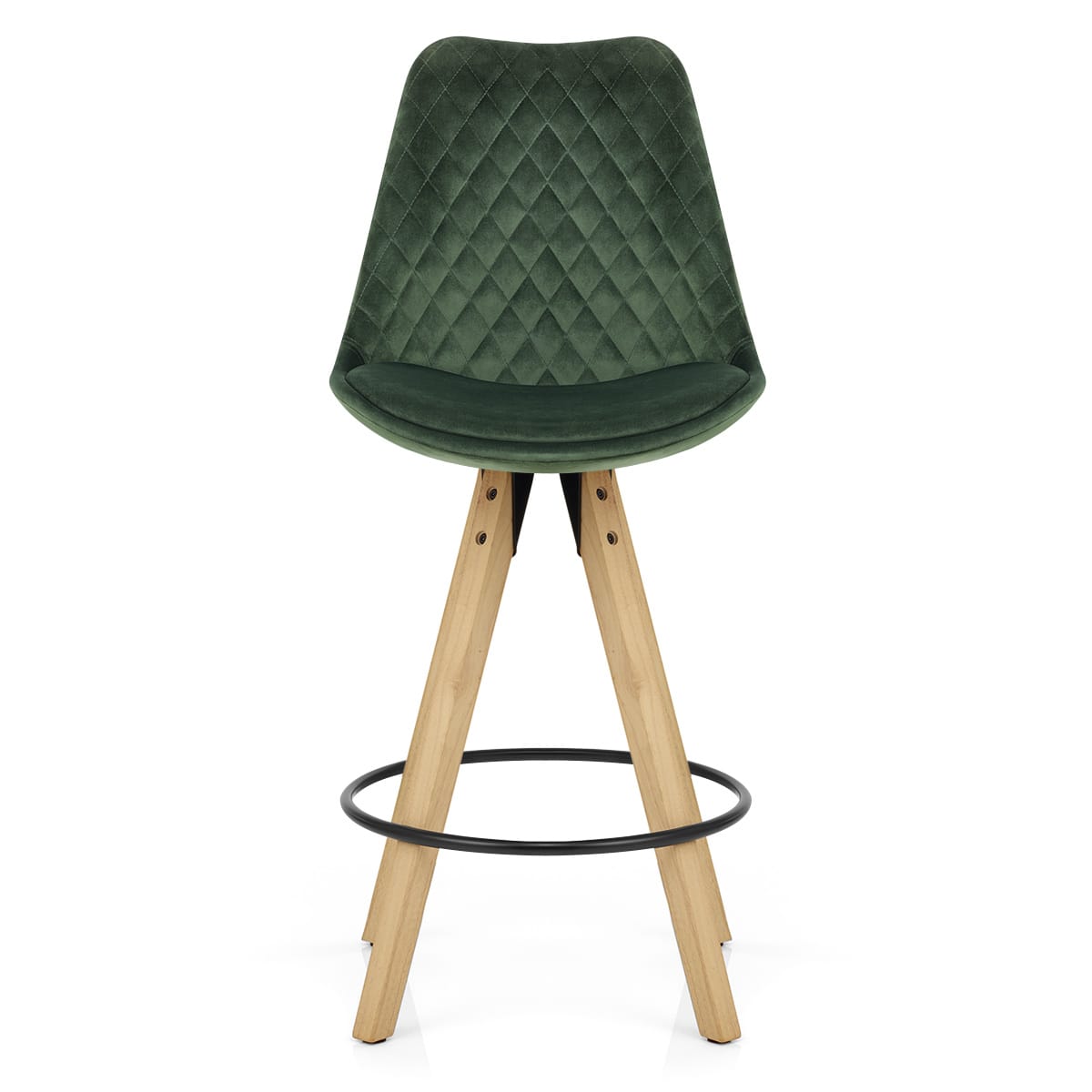 Prism Bar Stool Green Velvet