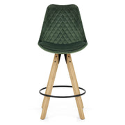 Prism Bar Stool Green Velvet