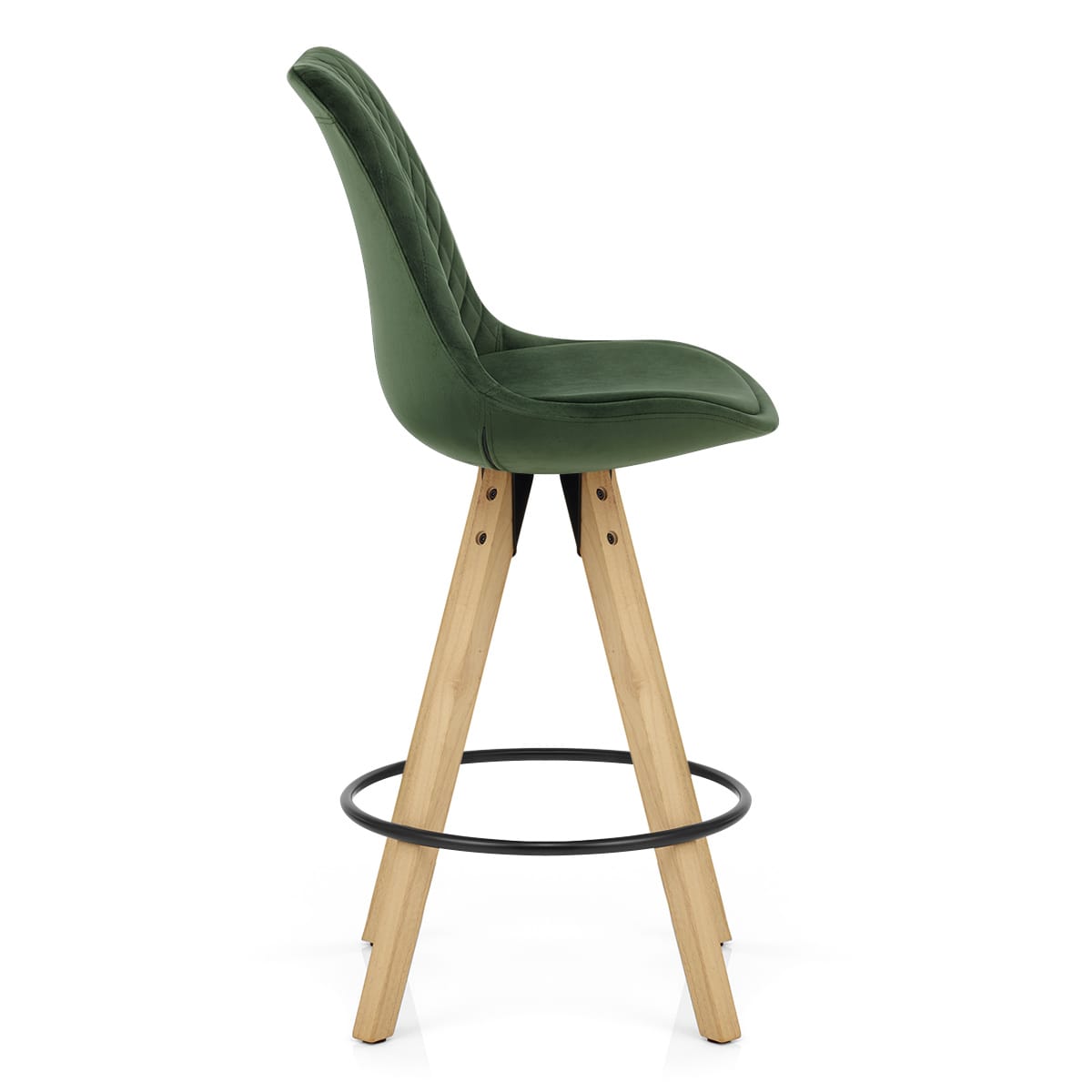 Prism Bar Stool Green Velvet