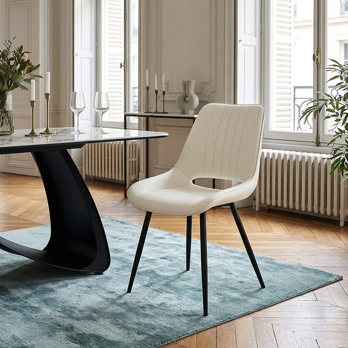 Priya Dining Chair Light Cream
