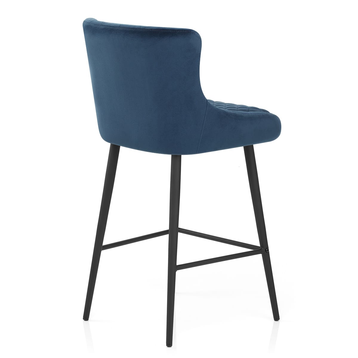 Provence Bar Stool Blue Velvet