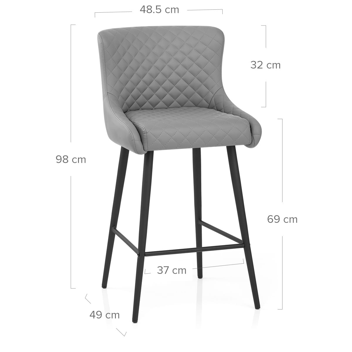 Provence Bar Stool Grey