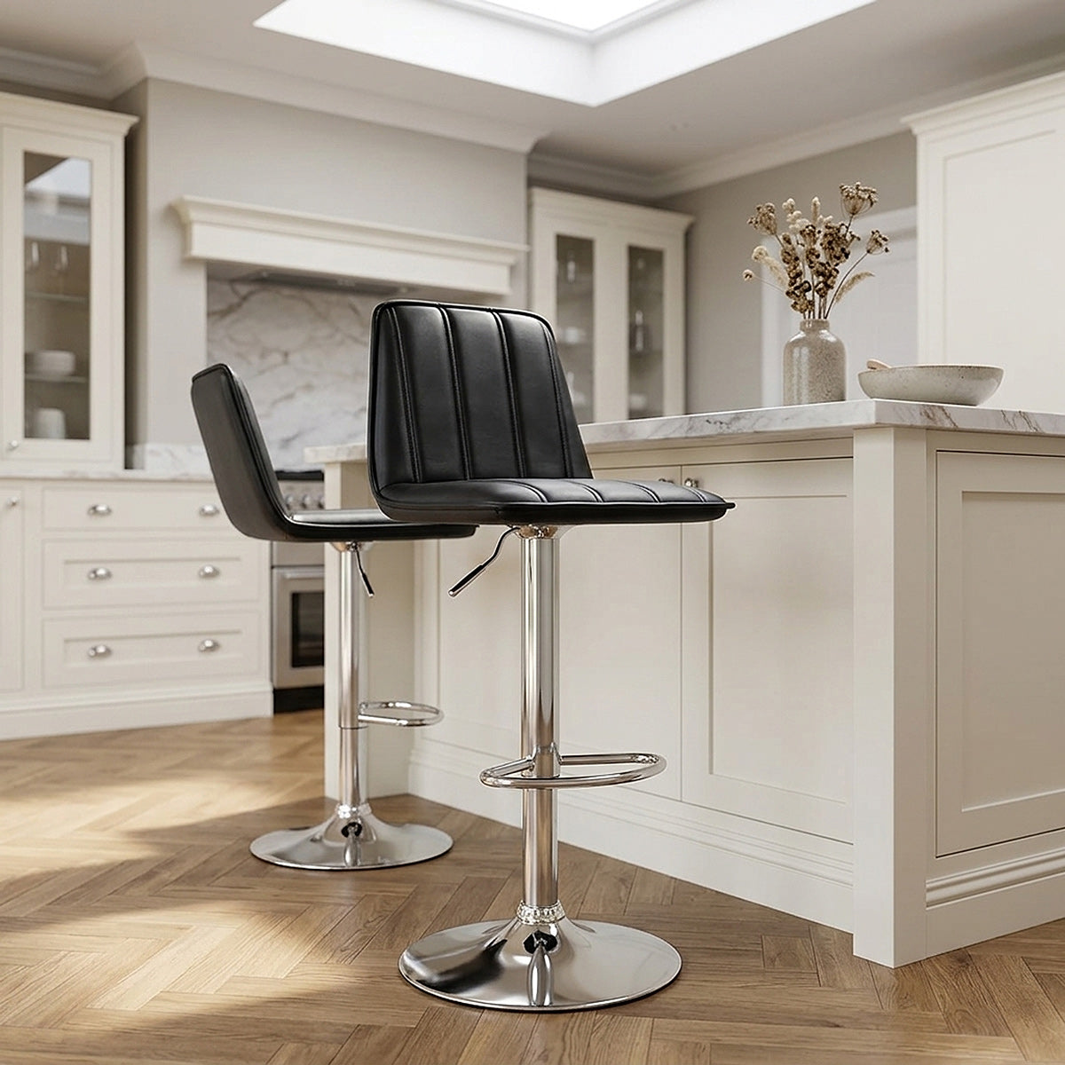 Pulse Bar Stool Antique Black