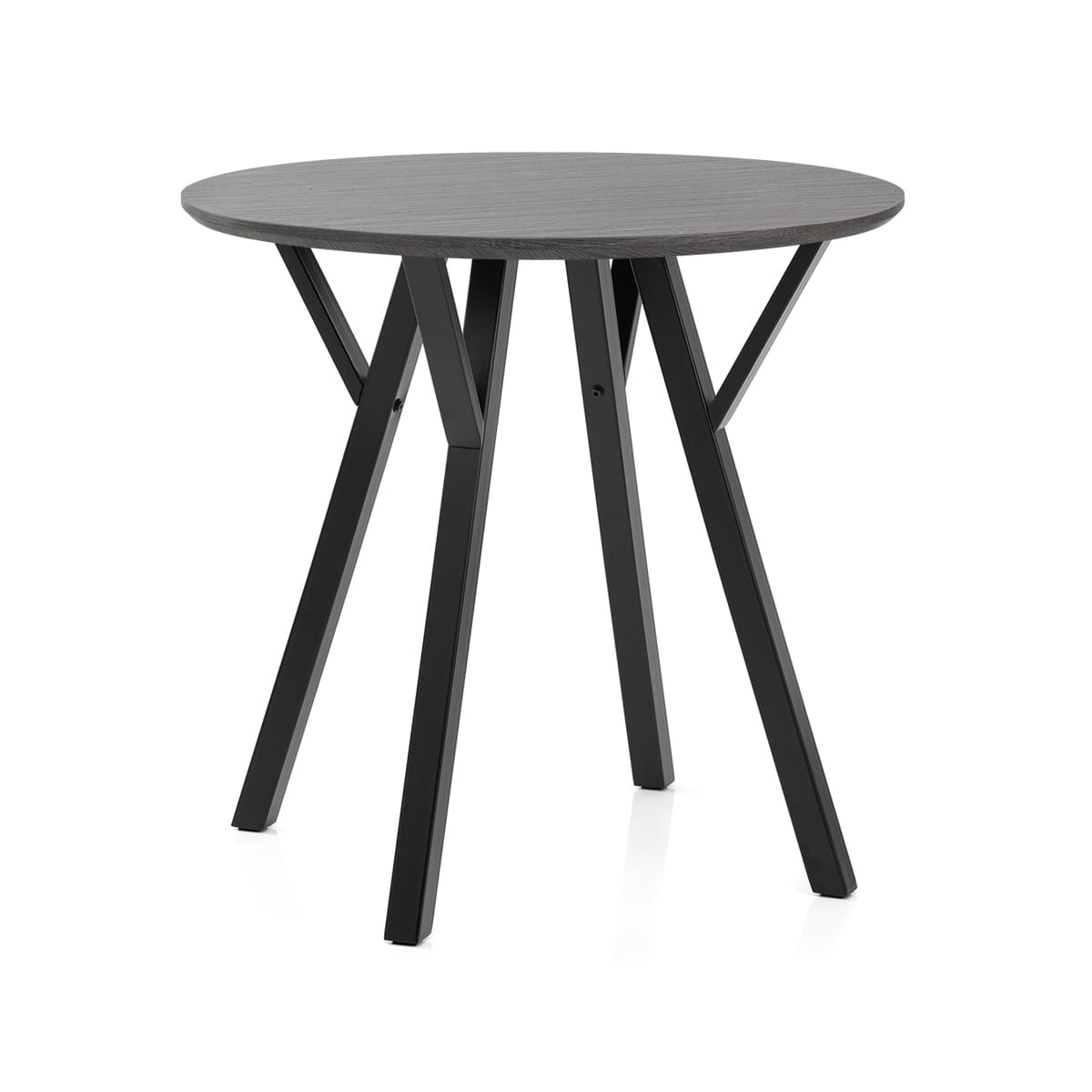 Quest 80cm Dining Table Grey Wood