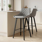 Regent Bar Stool Light Grey