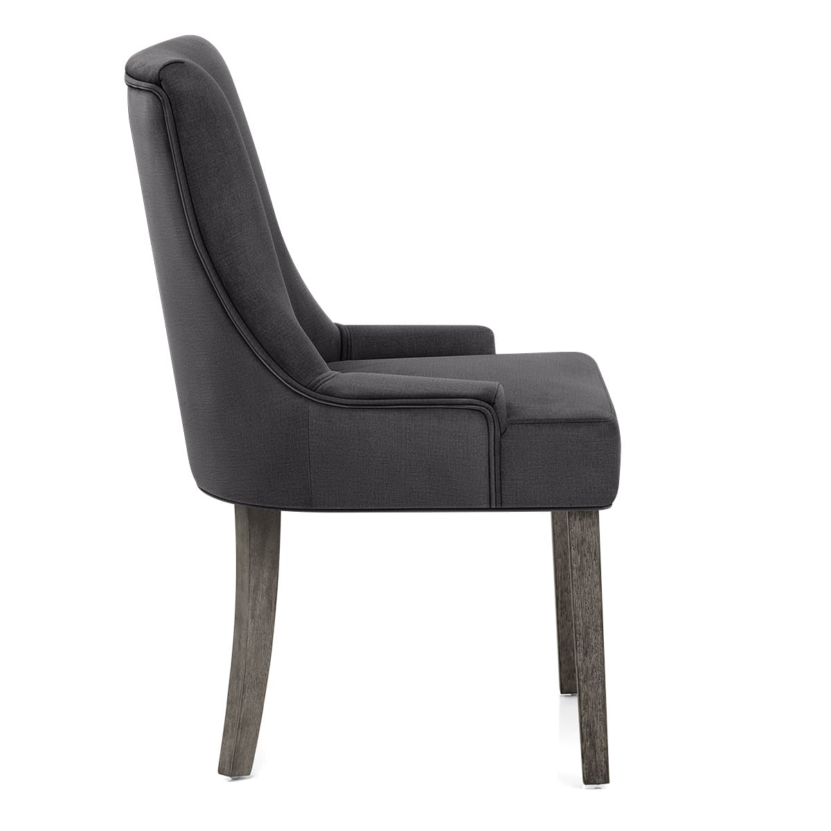 Richmond Grey Oak Chair Charcoal Fabric