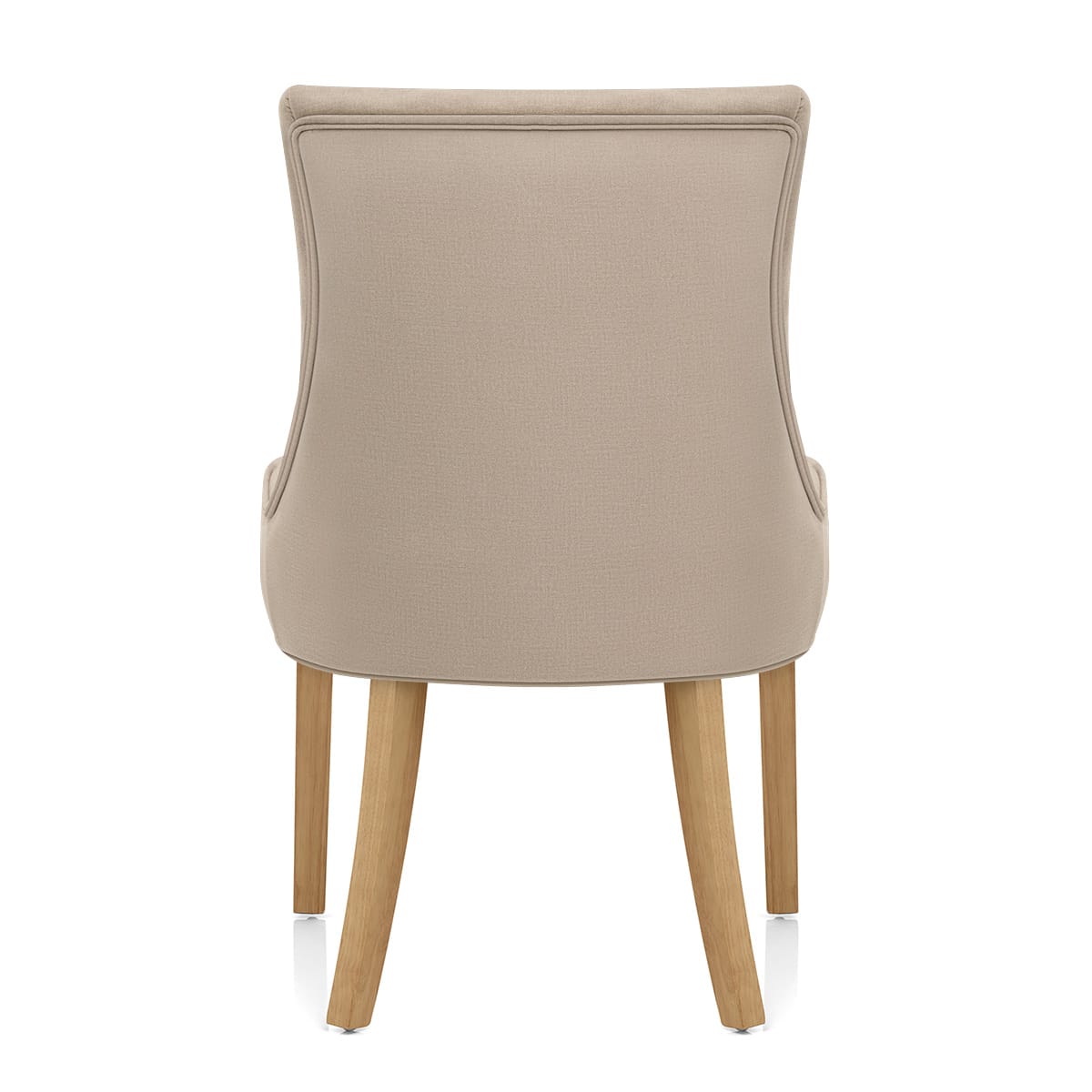 Richmond Oak Dining Chair Beige Fabric