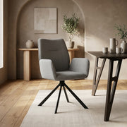 Rici Chair Grey Fabric