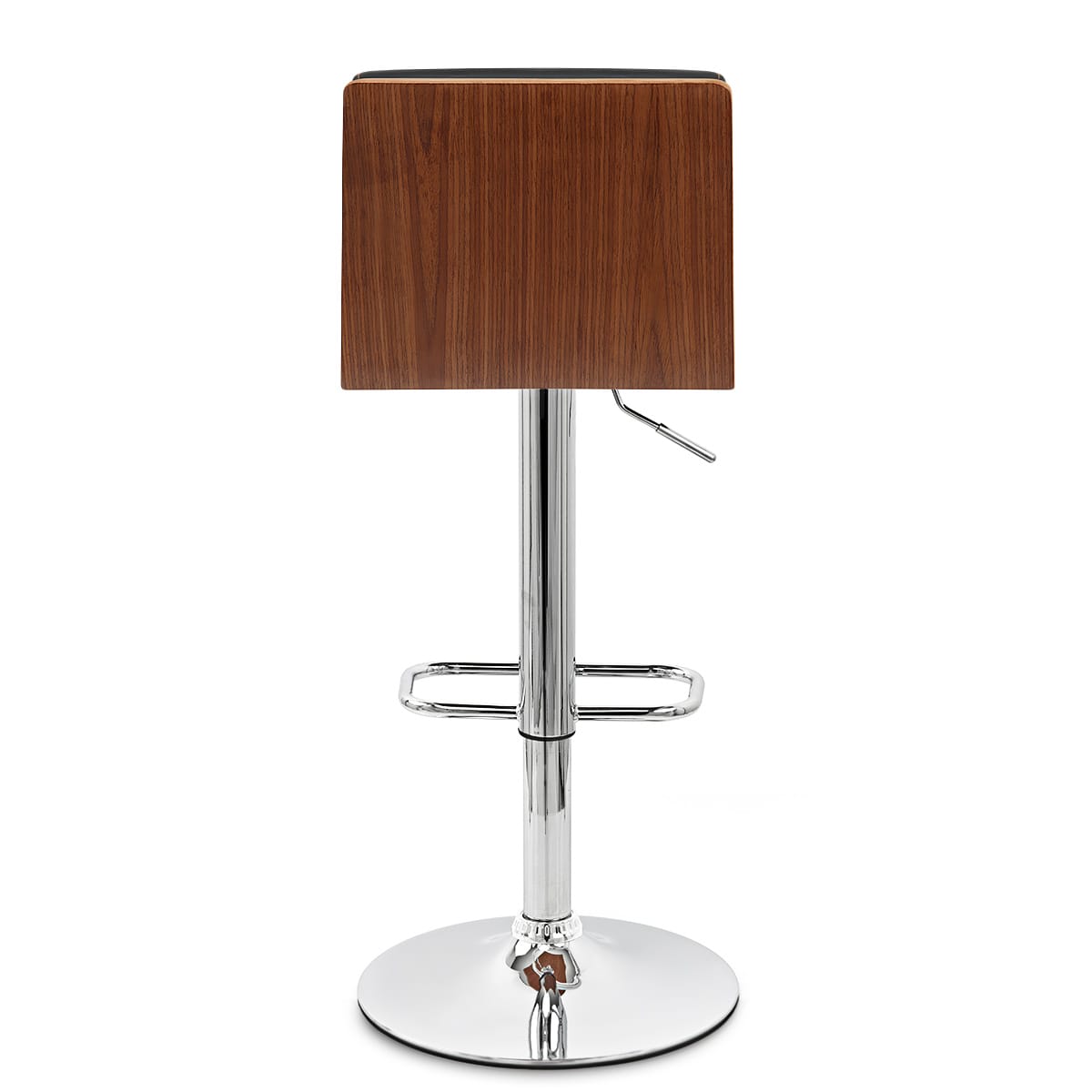 Riviera Walnut Bar Stool Black