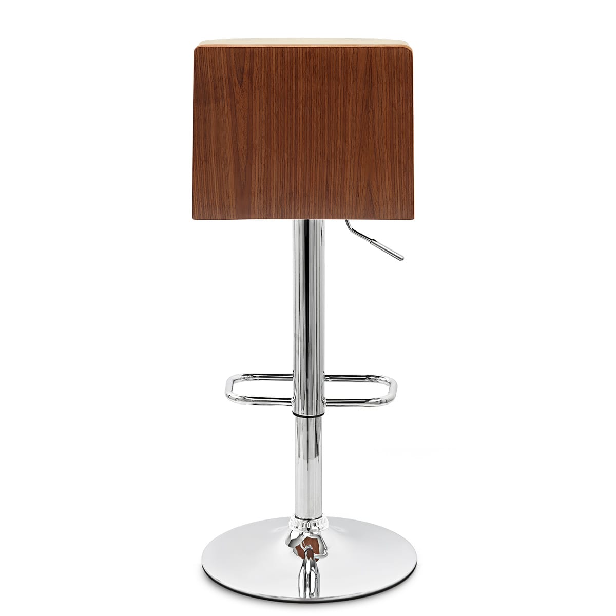 Riviera Walnut Bar Stool Cream