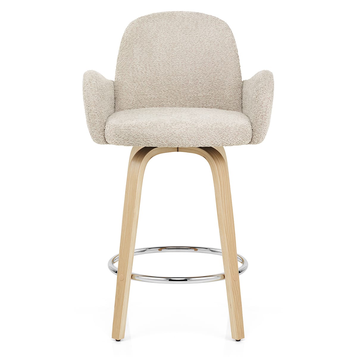Romeo Bar Stool Cream Boucle