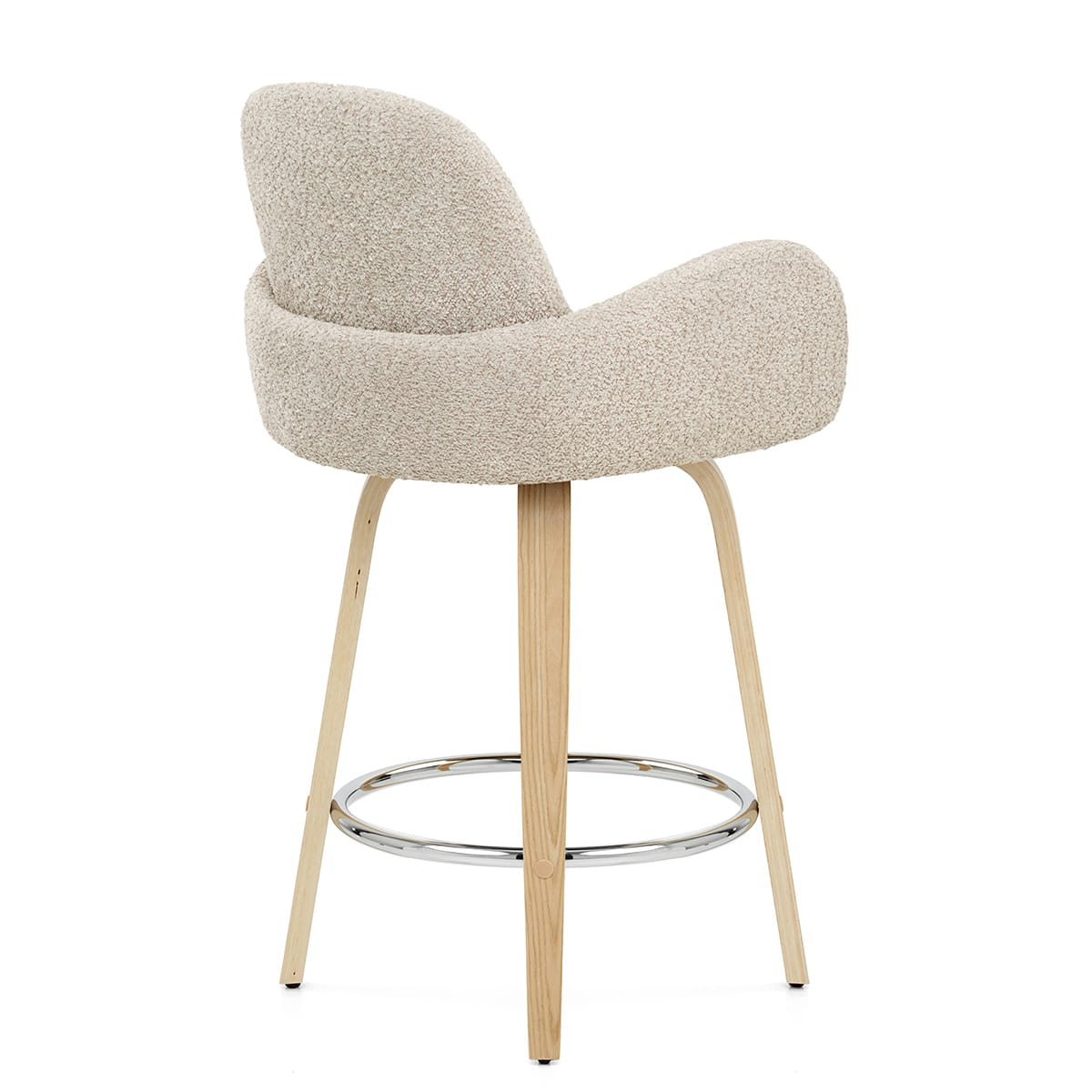 Romeo Bar Stool Cream Boucle