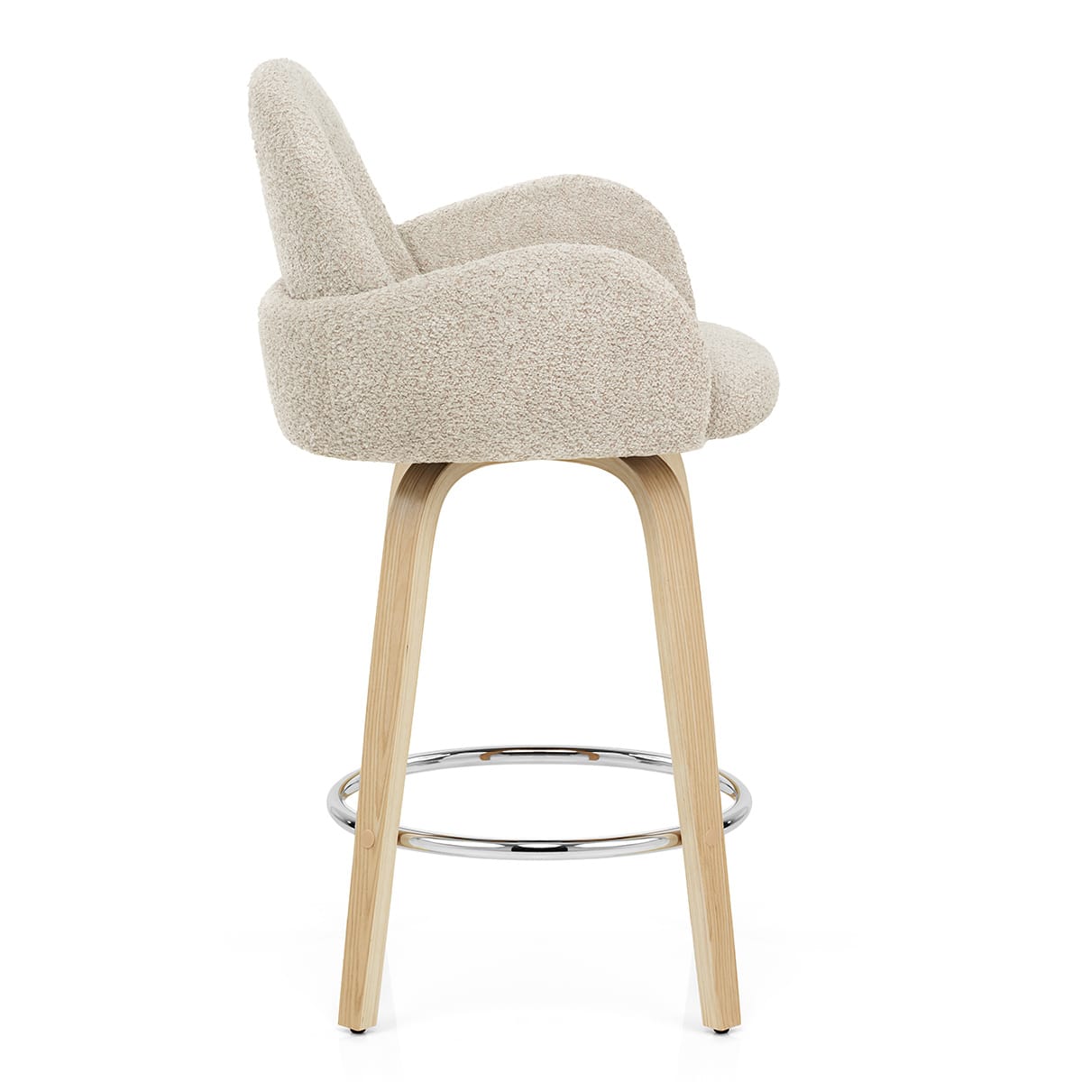 Romeo Bar Stool Cream Boucle