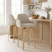 Romeo Bar Stool Cream Boucle