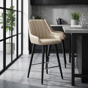 Rosa Bar Stool Beige