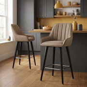 Rosa Bar Stool Brown