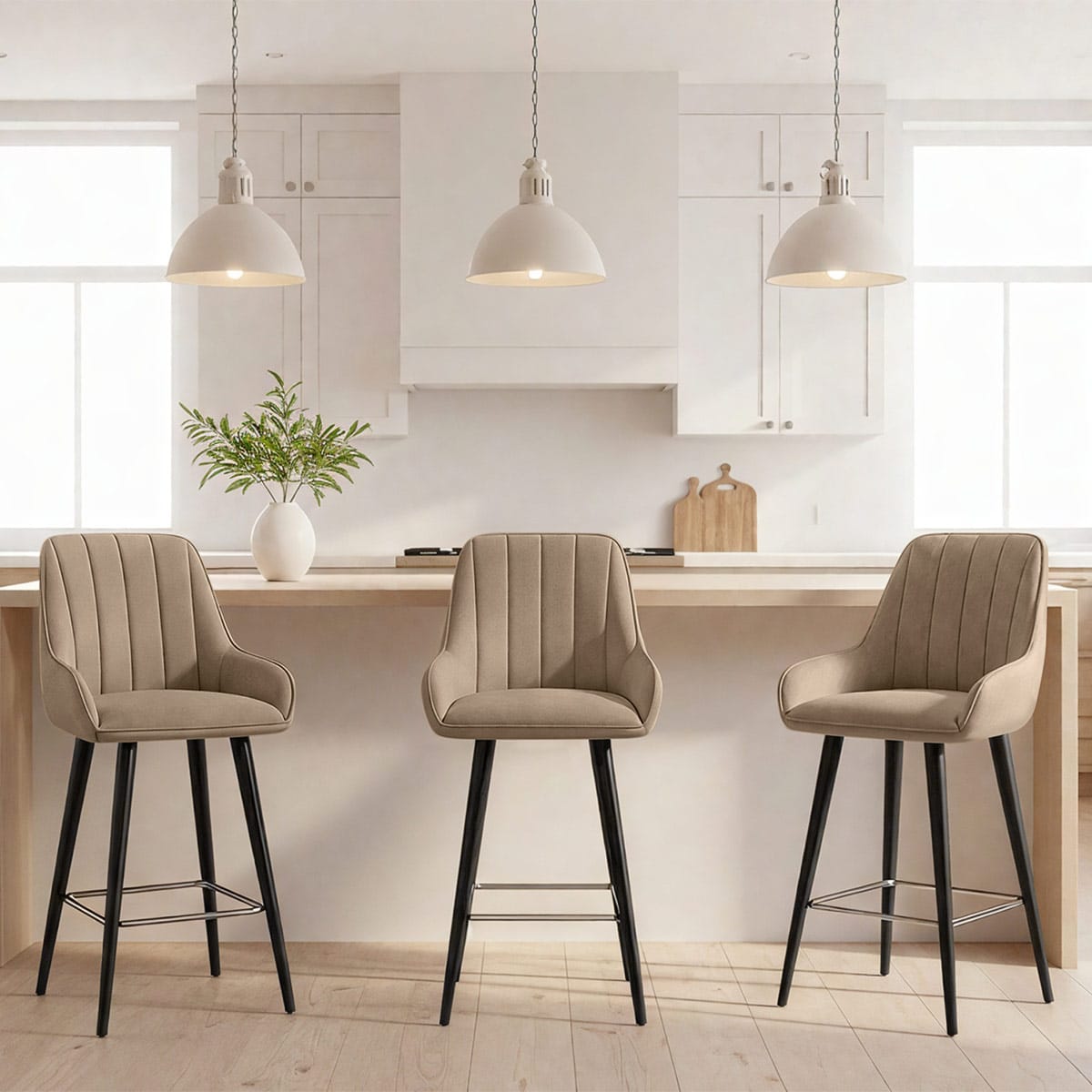 Rosa Bar Stool Brown