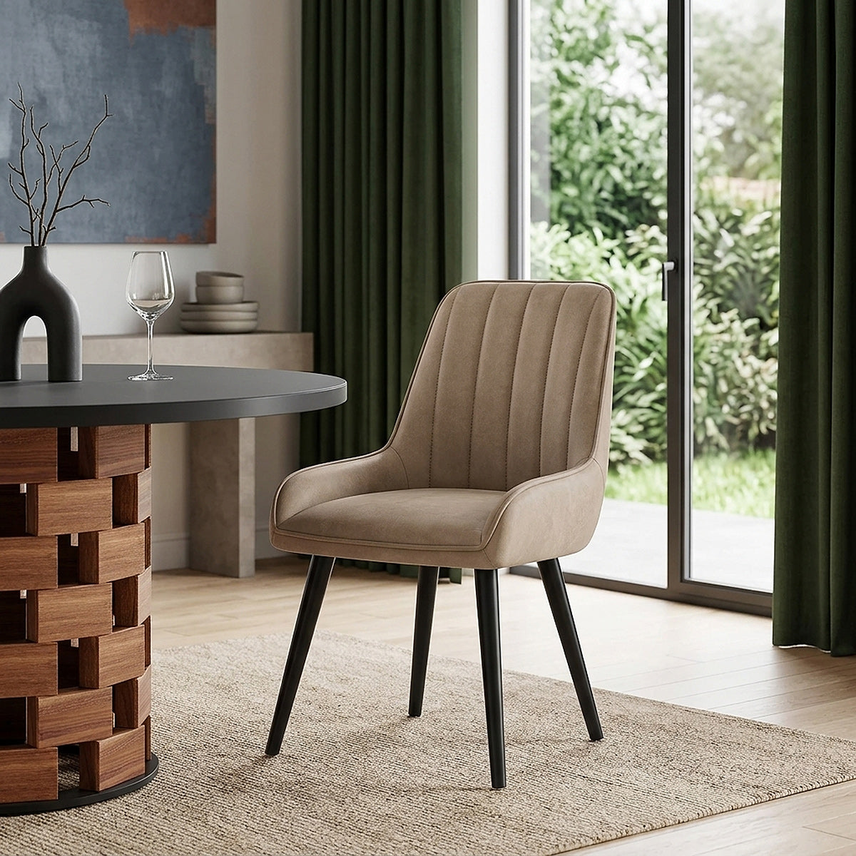 Rosa Dining Chair Brown