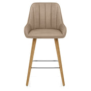 Rosa Oak Bar Stool Brown