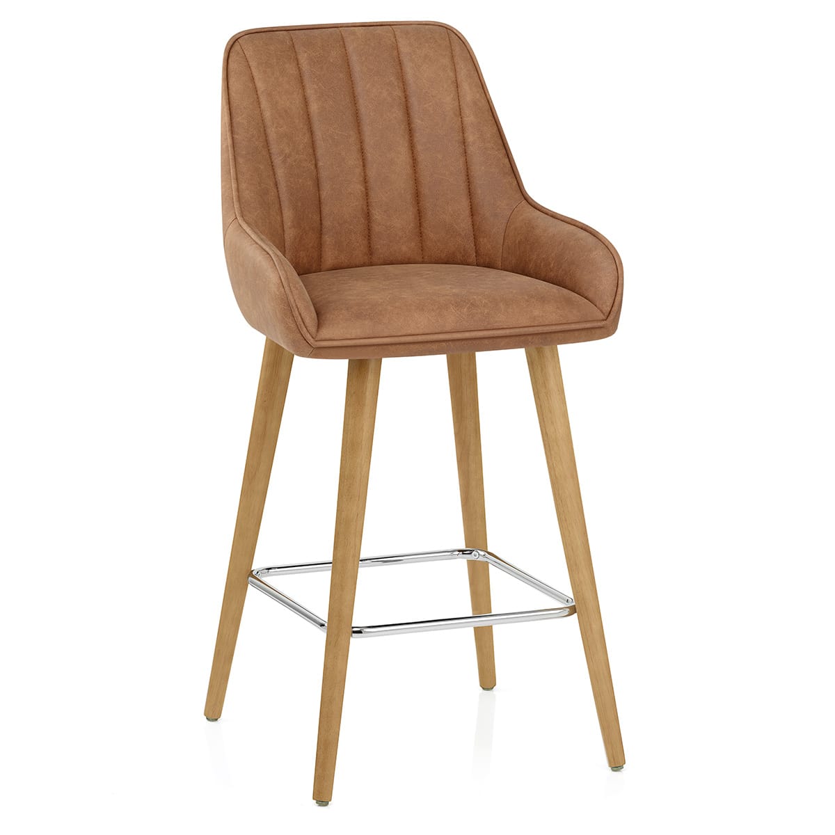 Faux Leather Kitchen Stools