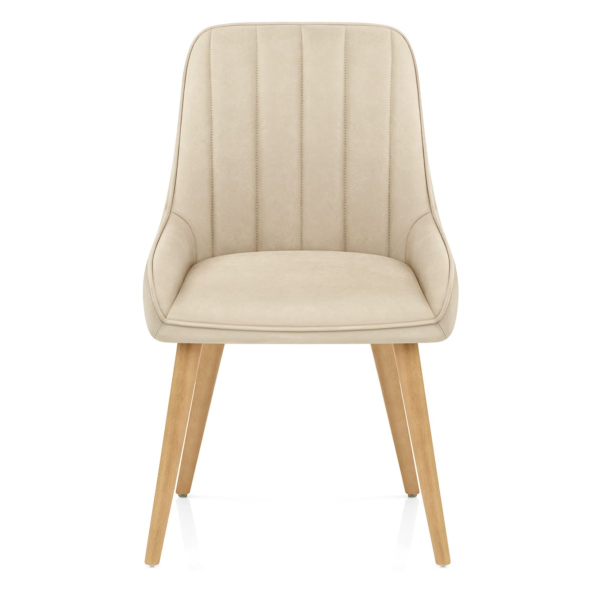 Rosa Oak Dining Chair Beige