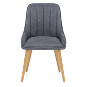 Rosa Oak Dining Chair Blue