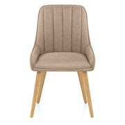 Rosa Oak Dining Chair Brown