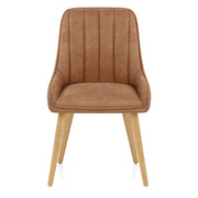 Rosa Oak Dining Chair Tan