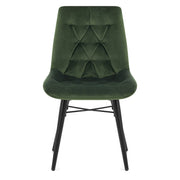 Roxy Dining Chair Green Velvet