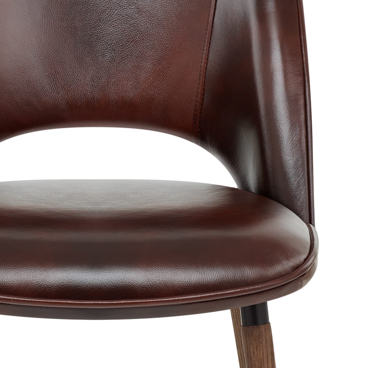 Santo Real Leather Chair Antique Brown