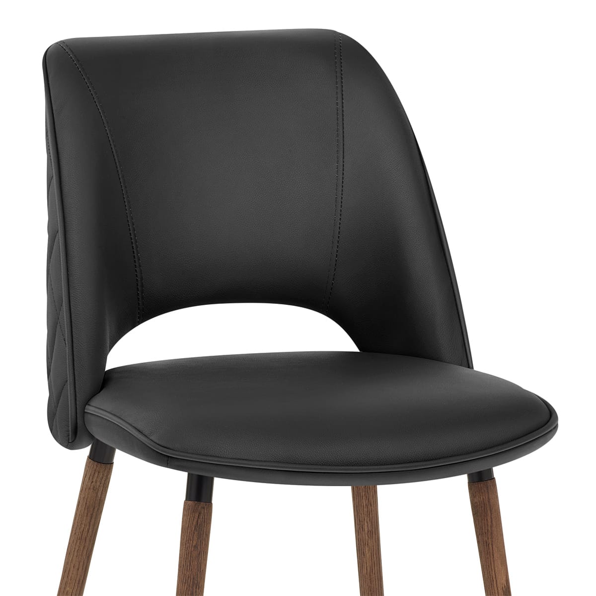 Santo Real Leather Chair Black