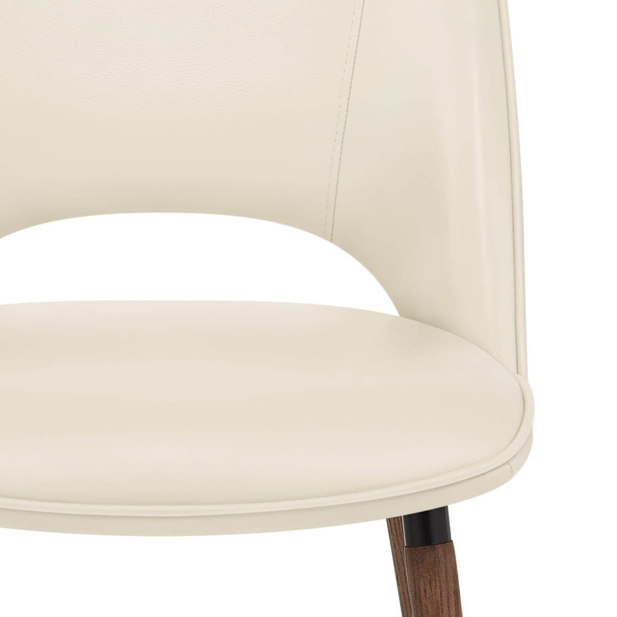 Santo Real Leather Chair Cream