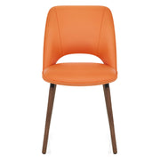 Santo Real Leather Chair Orange