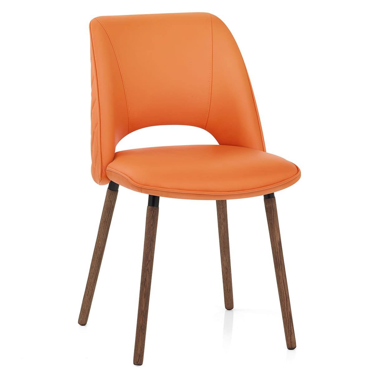 Santo Real Leather Chair Orange