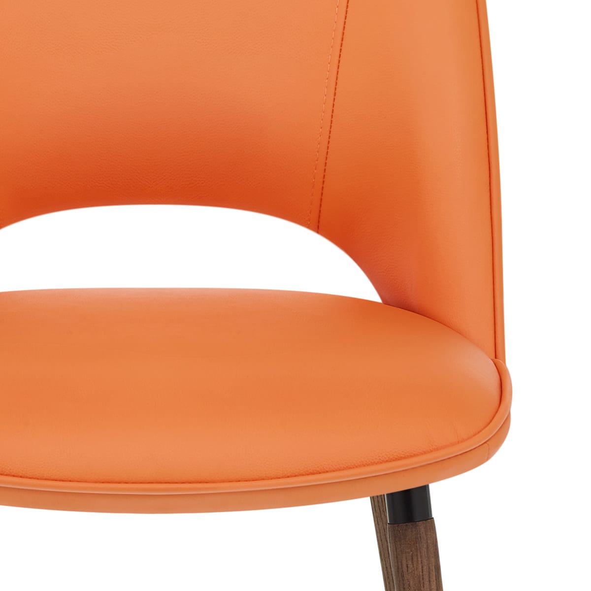 Santo Real Leather Chair Orange
