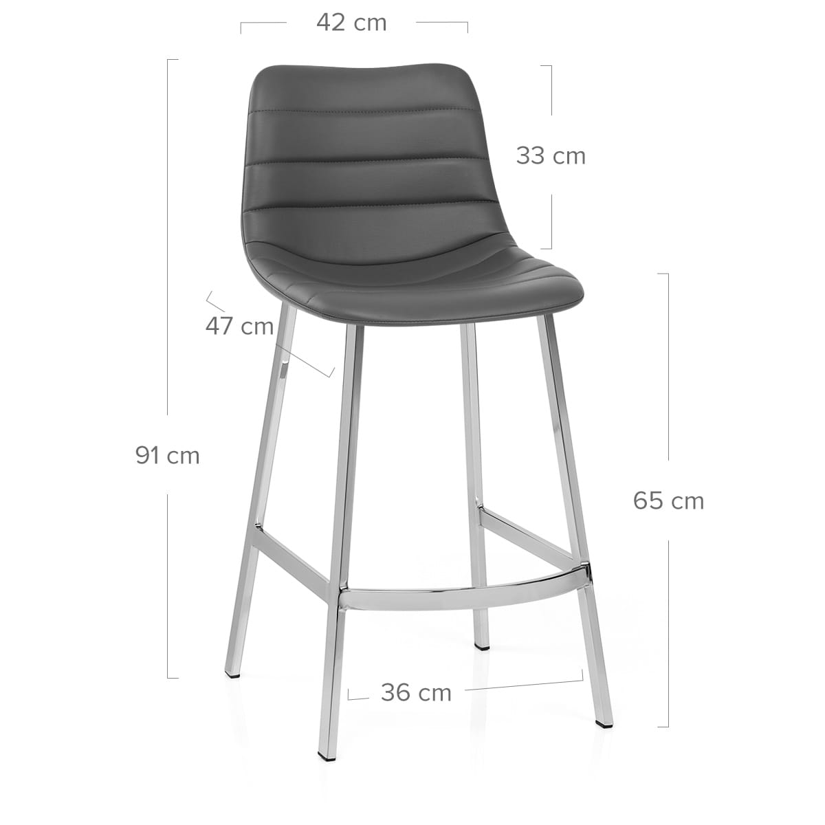 Scala Bar Stool Grey