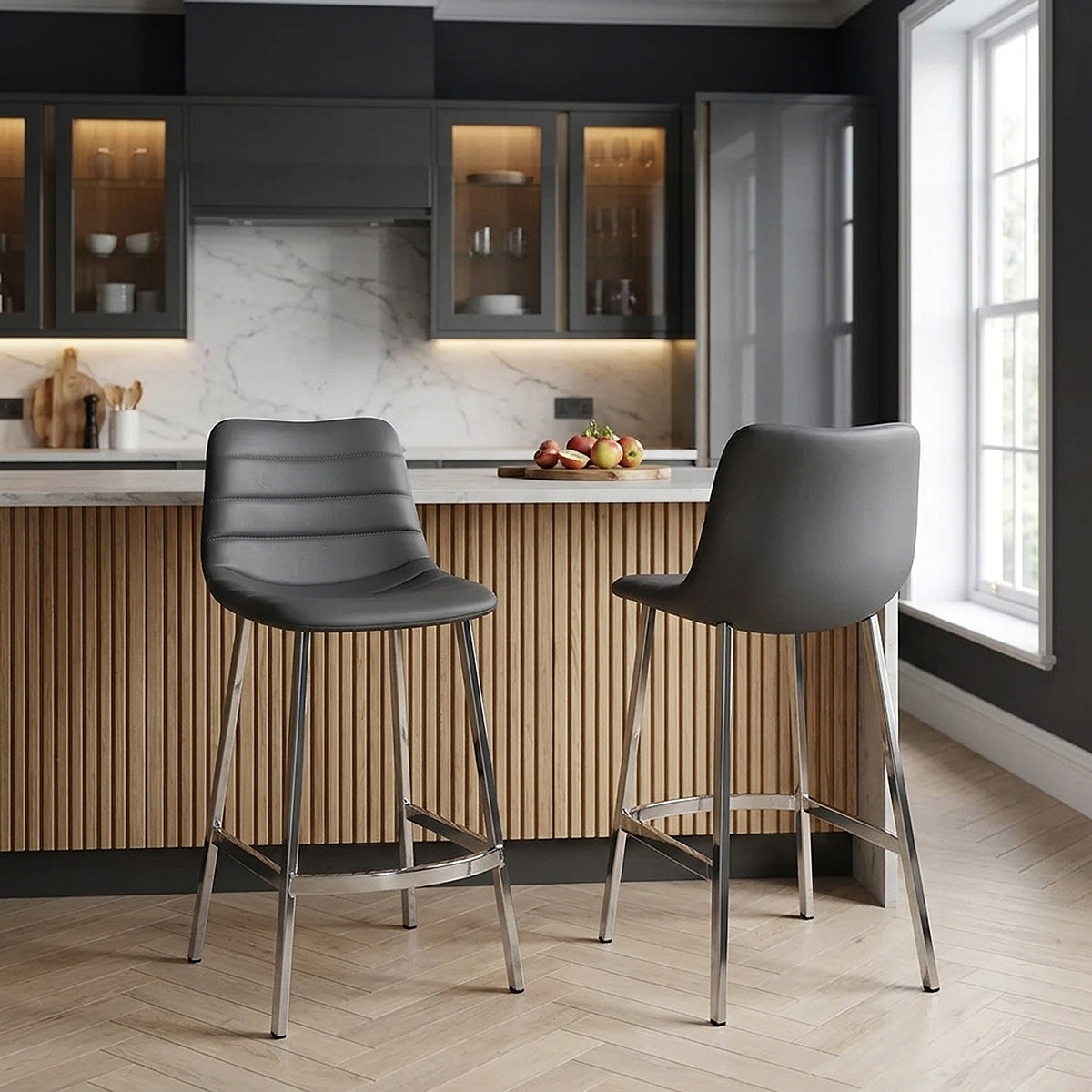 Scala Bar Stool Grey